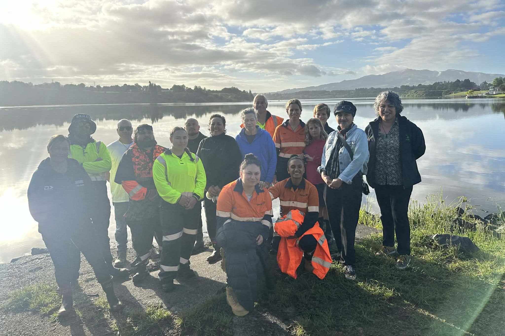 Iwi led elver release at Waka Ama Sprint Nationals cropped